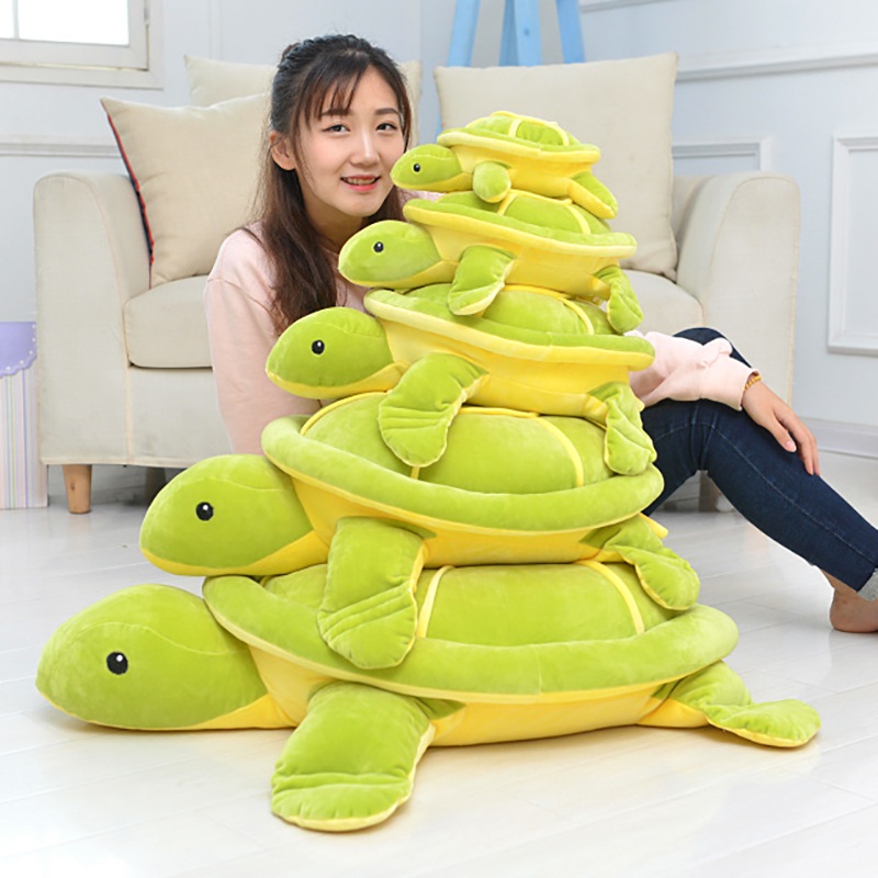 대형 거북이 인형 베개 쿠션 애착 선물 바다 아쿠아리움 - 상세 이미지 5
