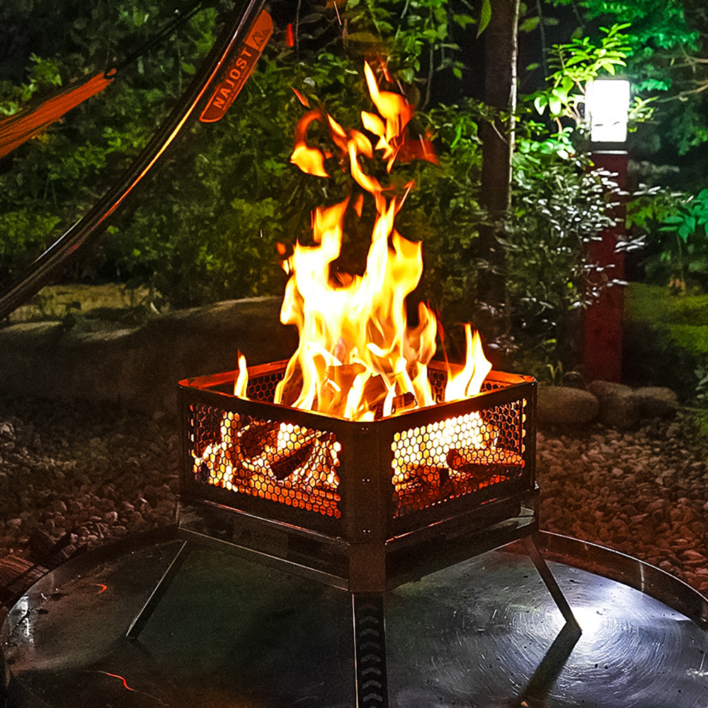 캠핑투게더 카시오페아 (L) 모닥불 캠핑 화로대 불멍 바비큐그릴 접이식 다용도 멀티 화로