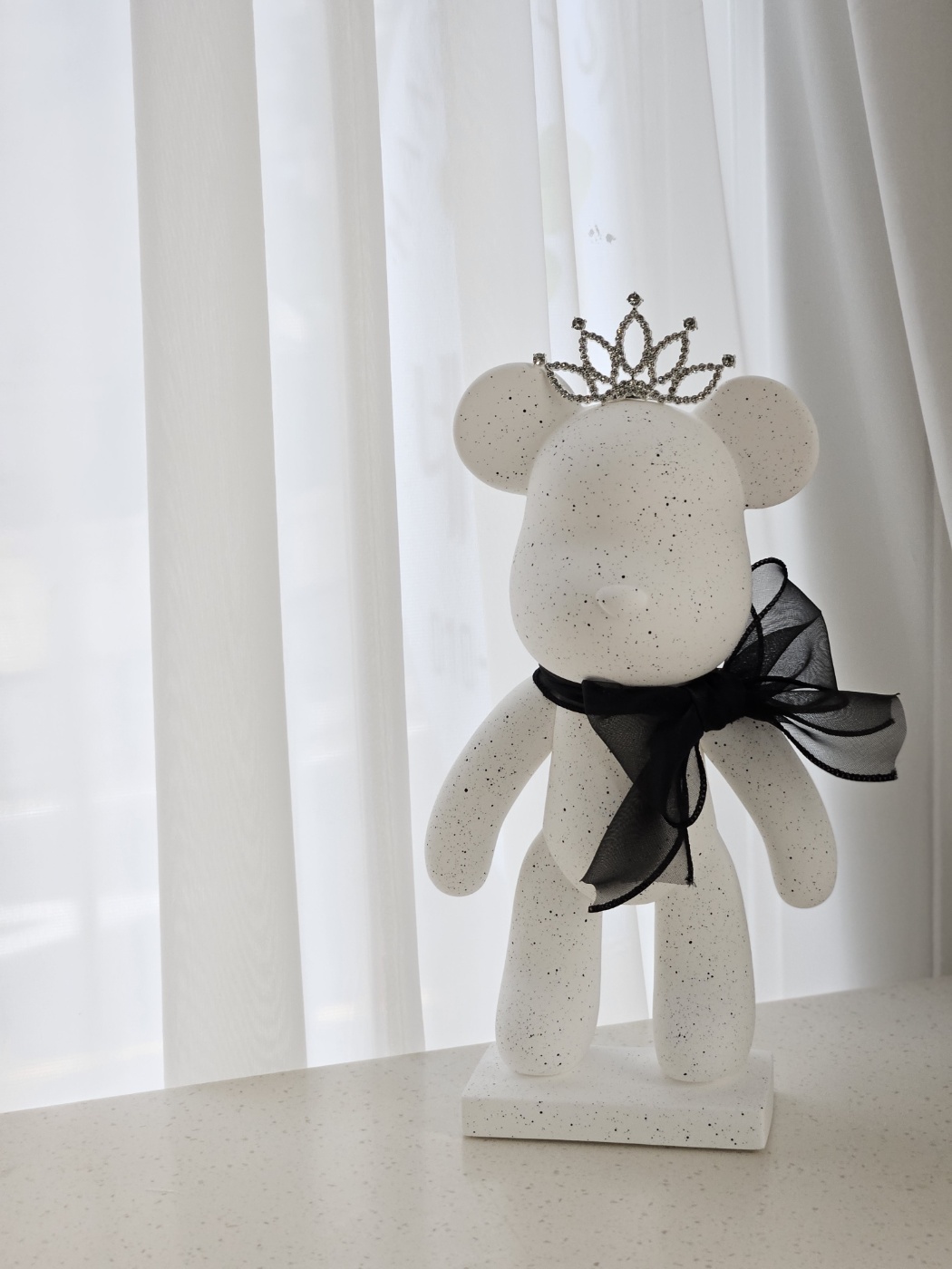 대형 베어브릭 빅베어브릭 석고 방향제 인테리어 소품 집들이 생일 선물 프루티스윗 블랙리본