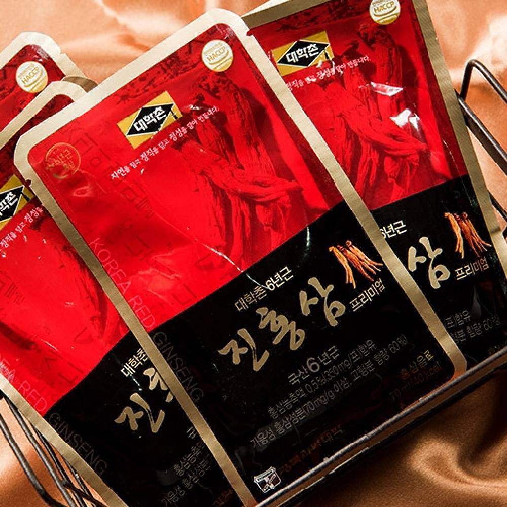 건강관리 홍삼액 선물세트 대학촌 6년근 진홍삼프리미엄 70ml (30개입) 이미지 7