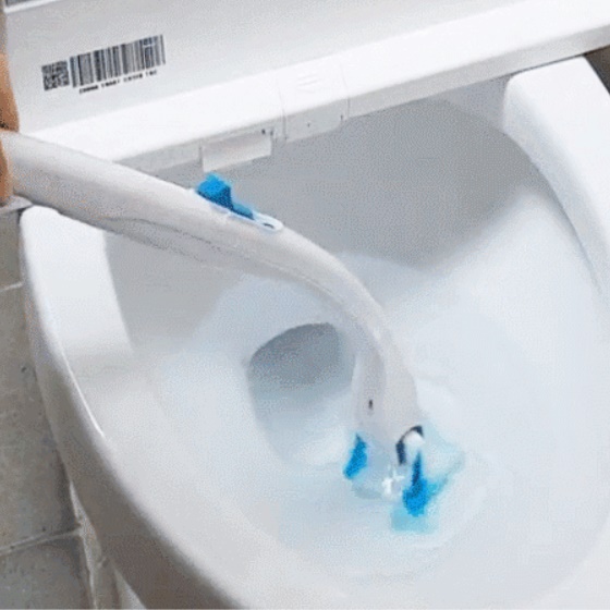 양변기 좌변기 청소 변기 닦는 솔 부착형 커브 변기 솔