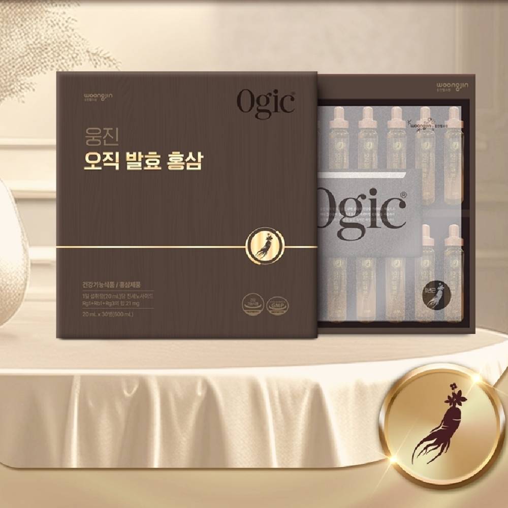 웅진 식약처 5중기능성 면역 기억력 피로 항산화 오직 6년근 발효홍삼 20ml(30병) - 상세 이미지 2