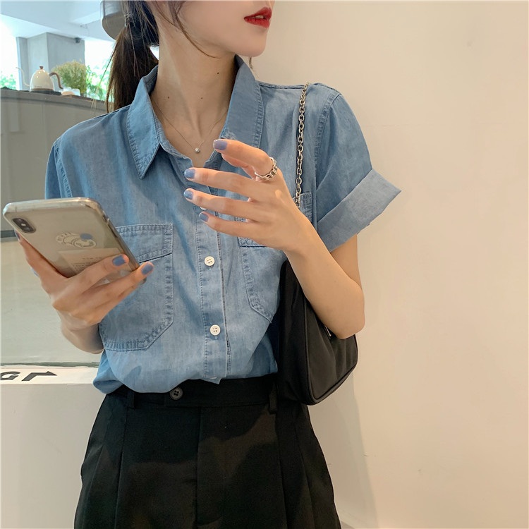 미녀와 순정남 39화 임수향 셔츠 블라우스 김지영 데님 캐주얼 의상 옷 패션 - 상품 이미지