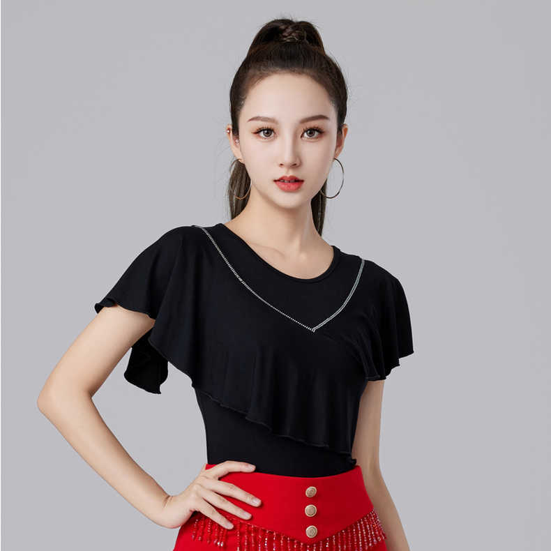 여자 라인댄스복 여성 라인댄스상의 스포츠 댄스 - 상품 이미지