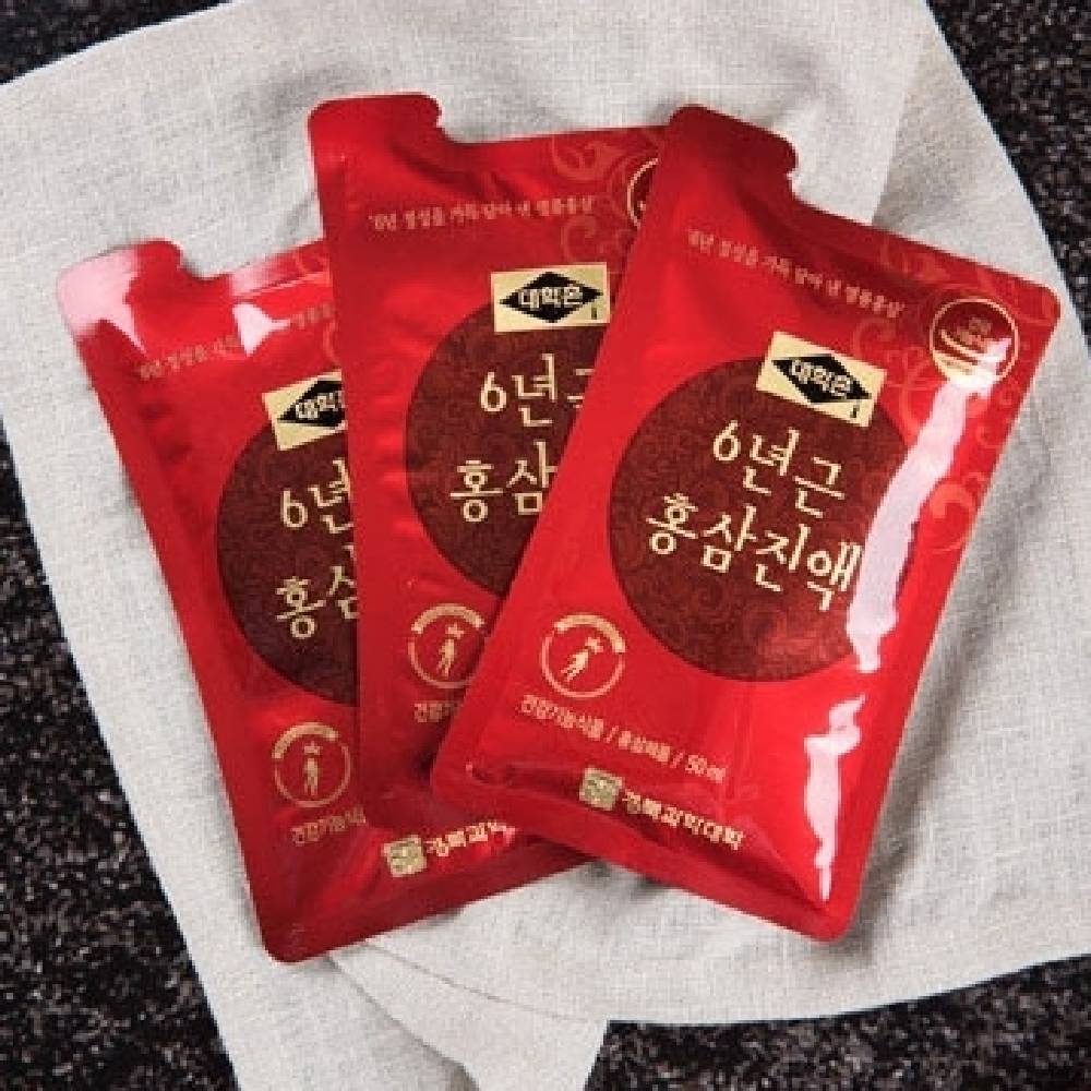 6년근홍삼진액 건강기능식품 면역력 피로 스트레스 기억력에 50ml, 30포