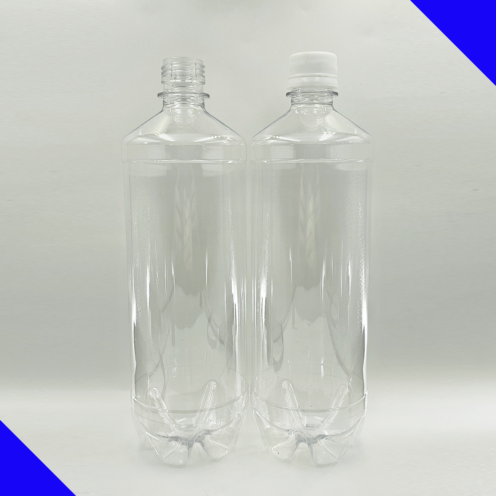 (64개) 고급 내압 1리터 페트병 1L 1000cc 원형 일자 맥주병 PET병 공병 - 상품 이미지