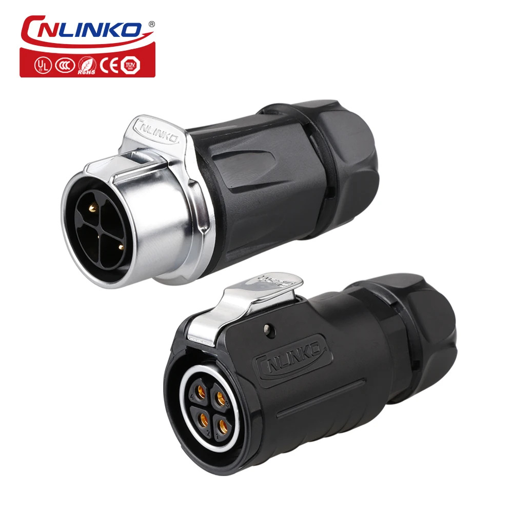 CNLINKO 커넥터 항공 소켓 접 LP20 IP68 2 3 4 5 7 9 12 14 핀 와이어 암수 : 대국상사