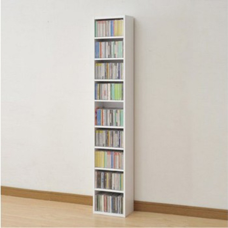 폭좁은 책장 수납선반장 보관 정리함 파일링 북 슬림한 접합형 50X24X180cm 6단 - 상세 이미지 3