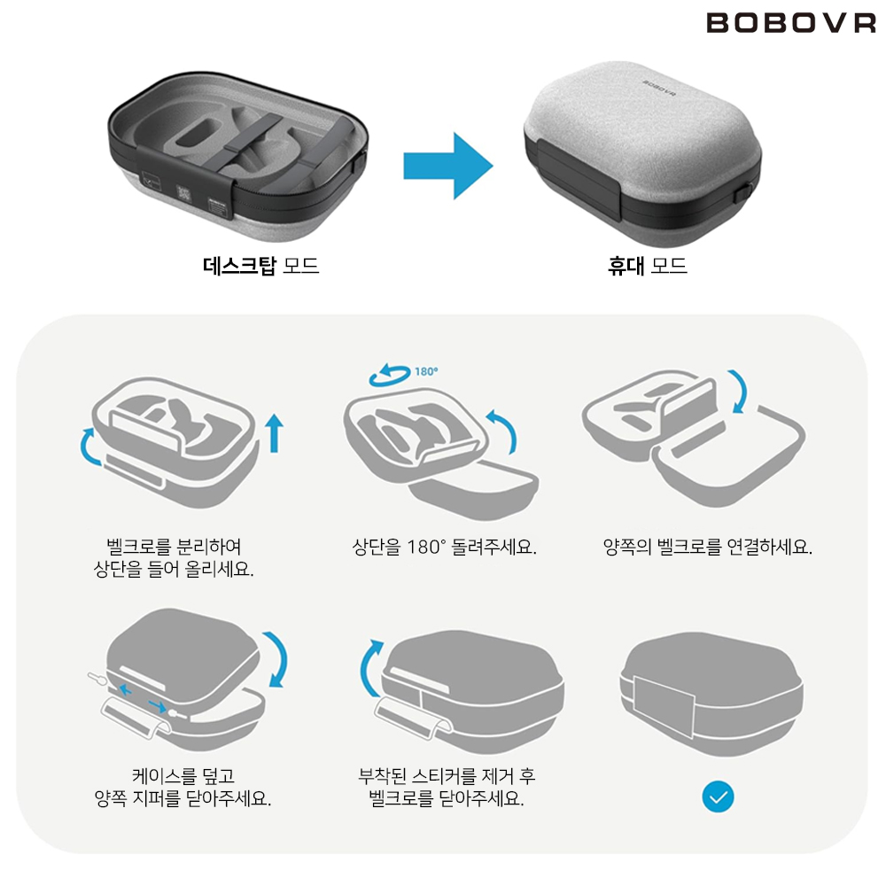 메타퀘스트3 케이스 3S호환 가방 악세사리 BOBOVR C3 - 상세 이미지 5