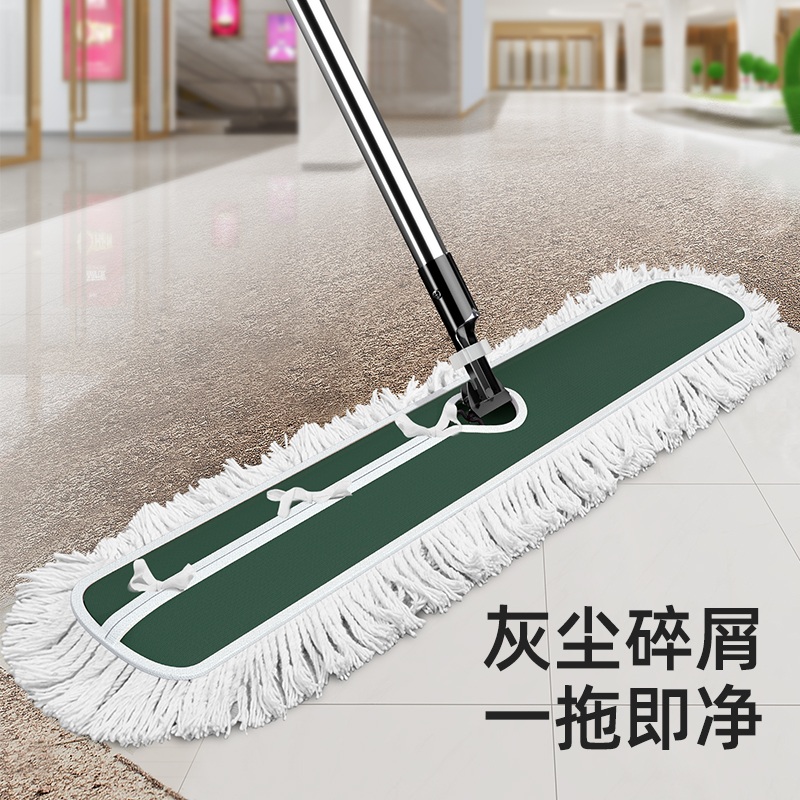 바닥걸레 집 청소용 산업용 바닥청소 체육관 업소용 밀대 스테인레스 50cm 줄걸레 + 천 1장 - 상세 이미지 5