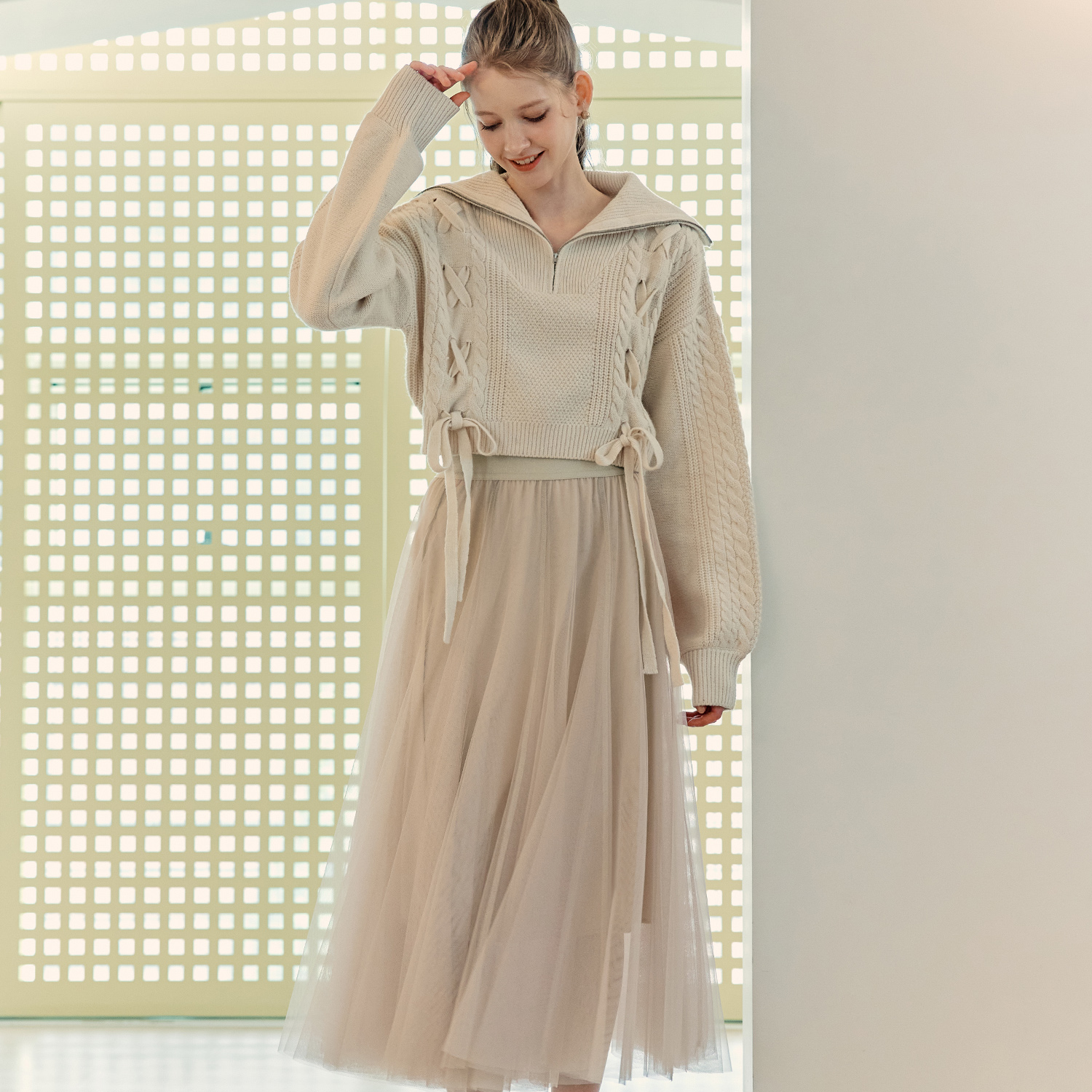 [제로스트릿][4컬러] 롱 플레어 샤 스커트 LONG FLARE SHA SKIRT - 상세 이미지 4