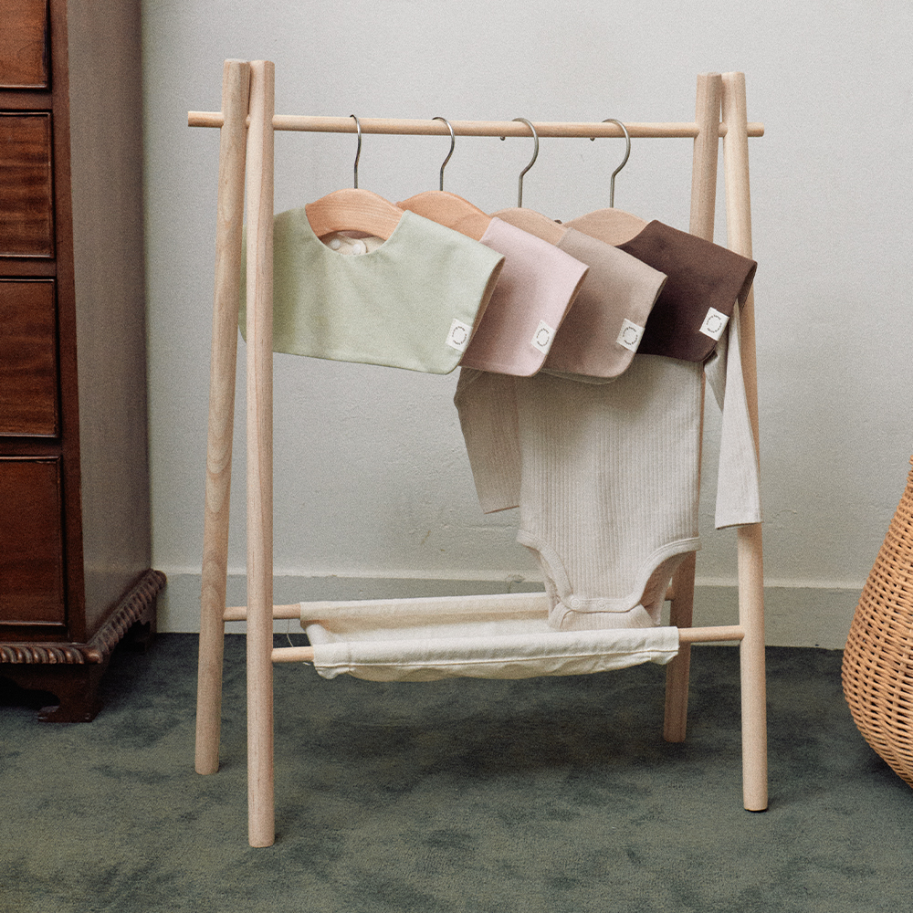 6+1 말랑하니 양면롤링 아기 턱받이 신생아 침받이 이유식