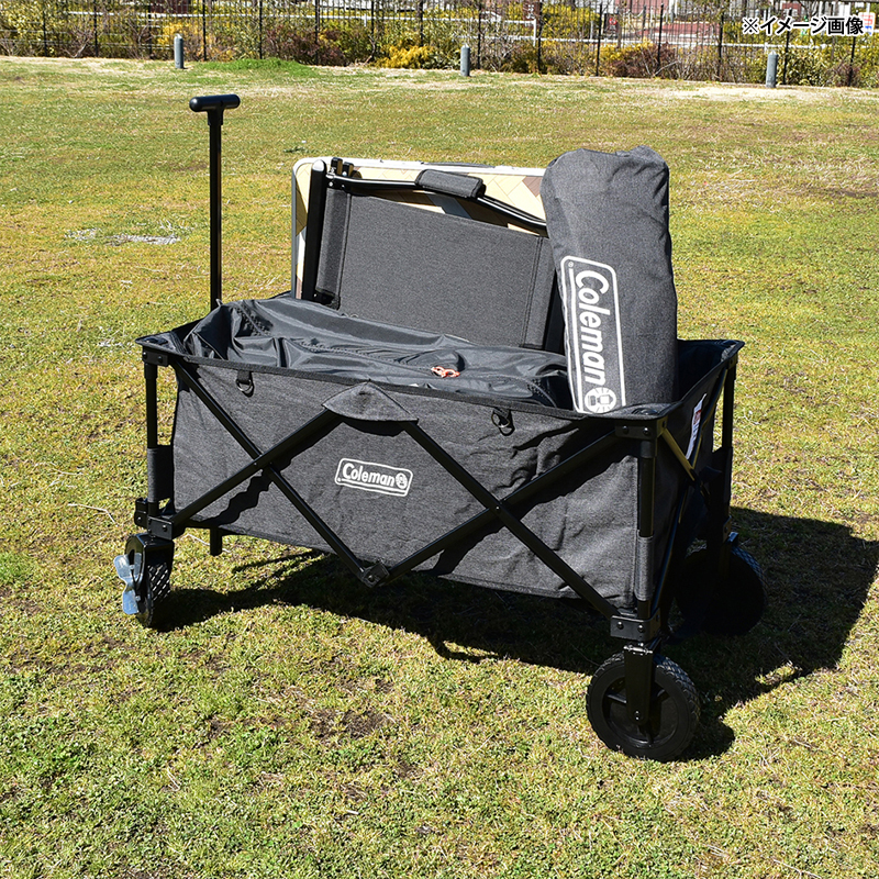 콜맨 COALMAN 컴팩트 캠핑 왜건 접이식 카트 2207635 헤더 블랙