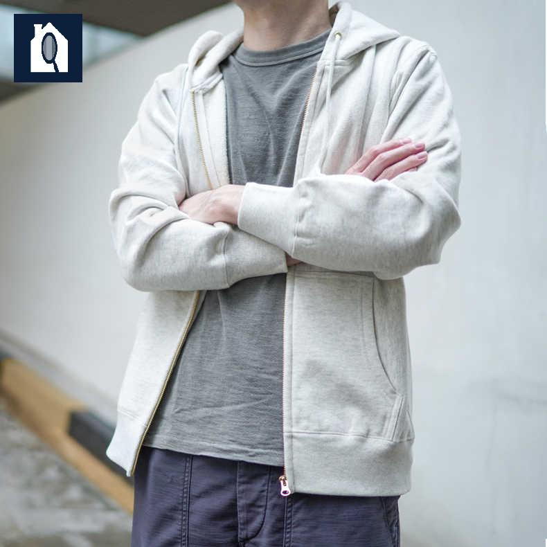 데일리 가을 집업 봄 간절기 남성 후드 무지 얇은 - 상품 이미지