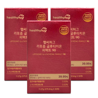 [세트] 헬씨허그 리포좀 글루타치온 필름 퍼펙트 90 고순도 효모추출물 90매, 1개 - 상세 이미지 3