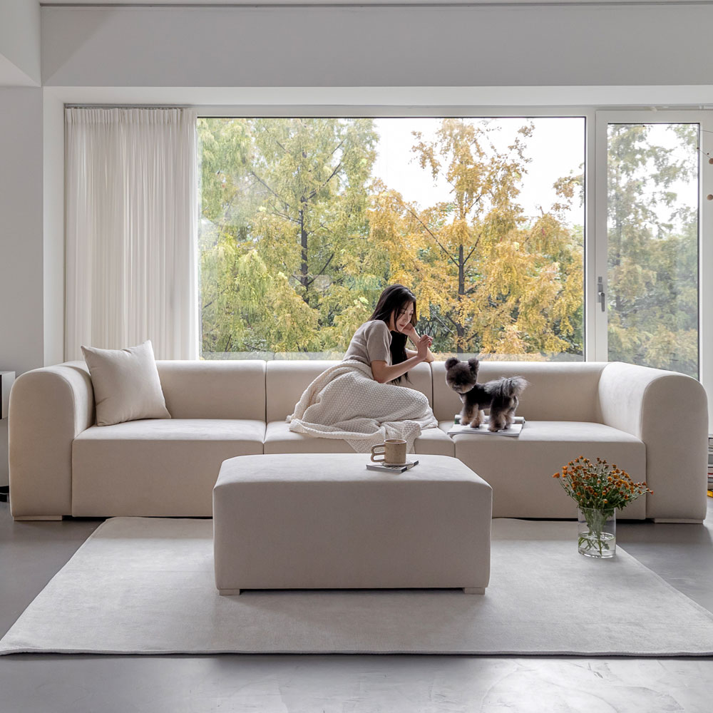 반트 푸딩 모듈 4.5인 패브릭소파