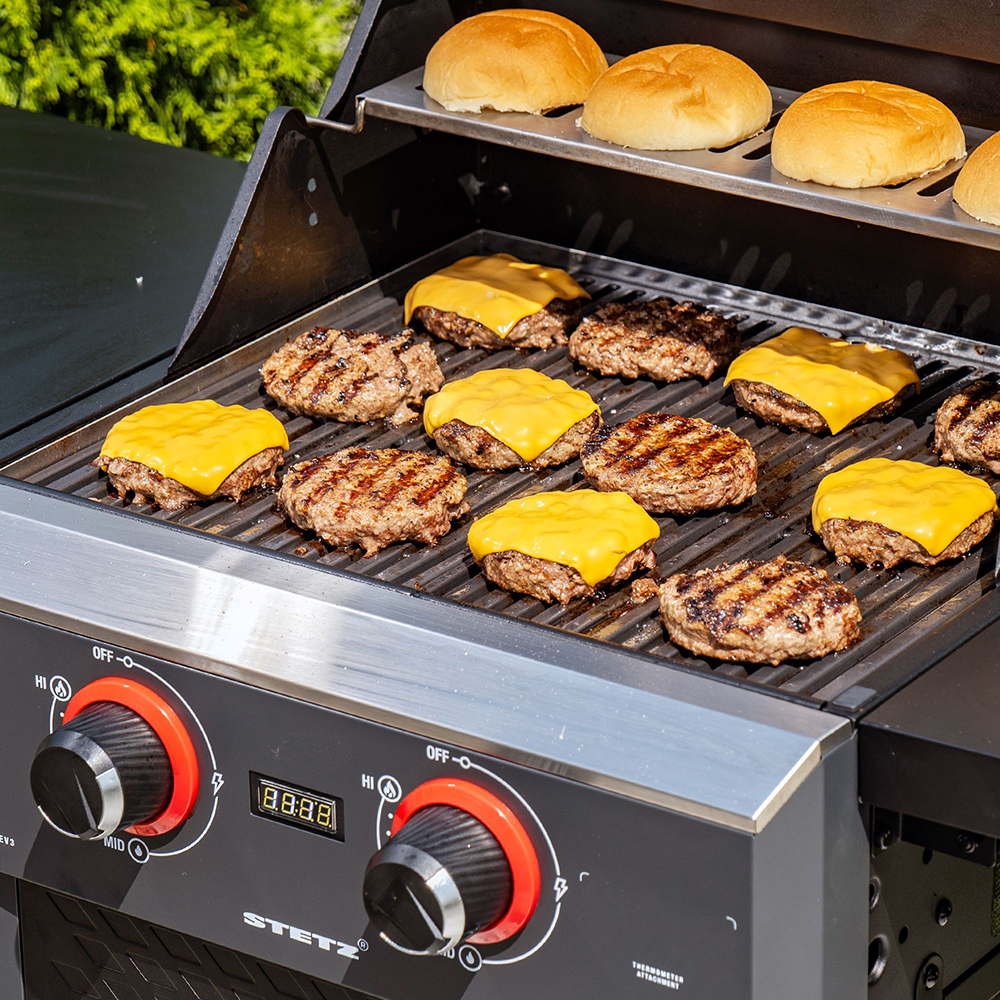 스테츠 시어 EV3 대형 전기 바베큐그릴 야외 실내 가정 펜션 리조트 업소용