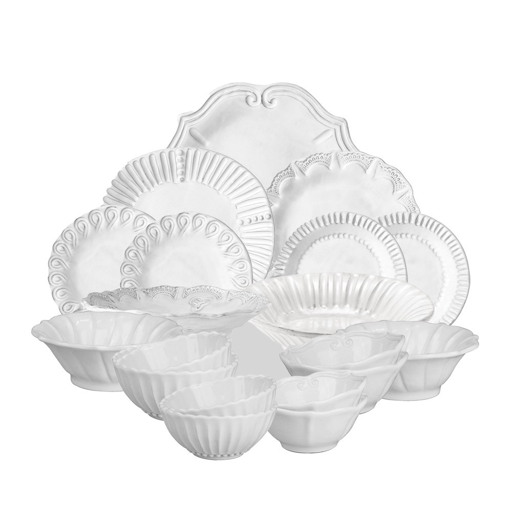 이태리 VBC까사 인칸토 수입 그릇 식기세트 신혼 혼수 / 19종, 4인 홈세트 (A), 1세트