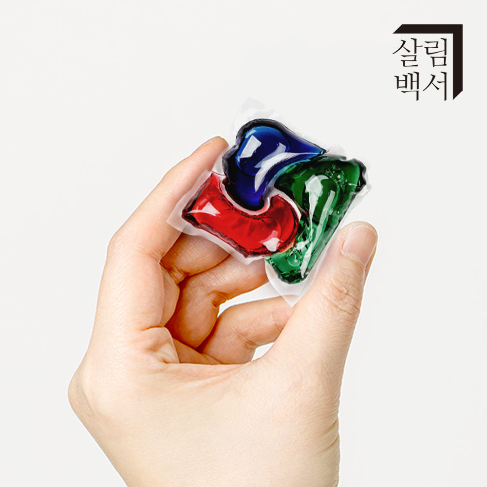 살림백서 딥클린 트리플 액션 고농축 캡슐세제