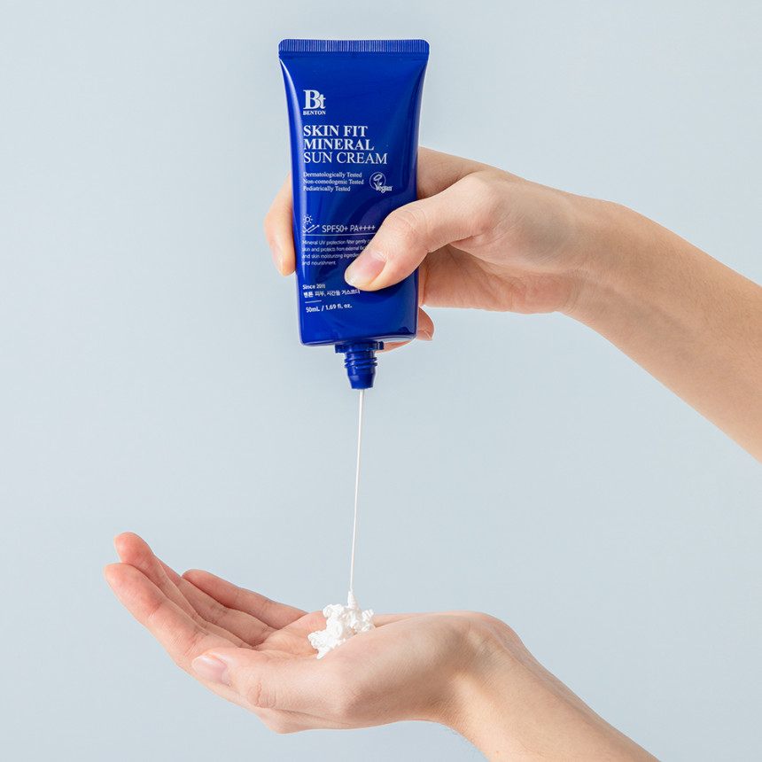 [5월 네이버PICK 벤튼 스킨핏 미네랄 무기자차 톤업 선크림 50mL 사진 2