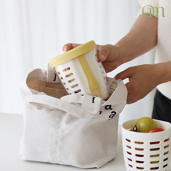 후르츠팟 과일 도시락 샐러드 푸르트팟 650ml, 그린 - 상세 이미지 3