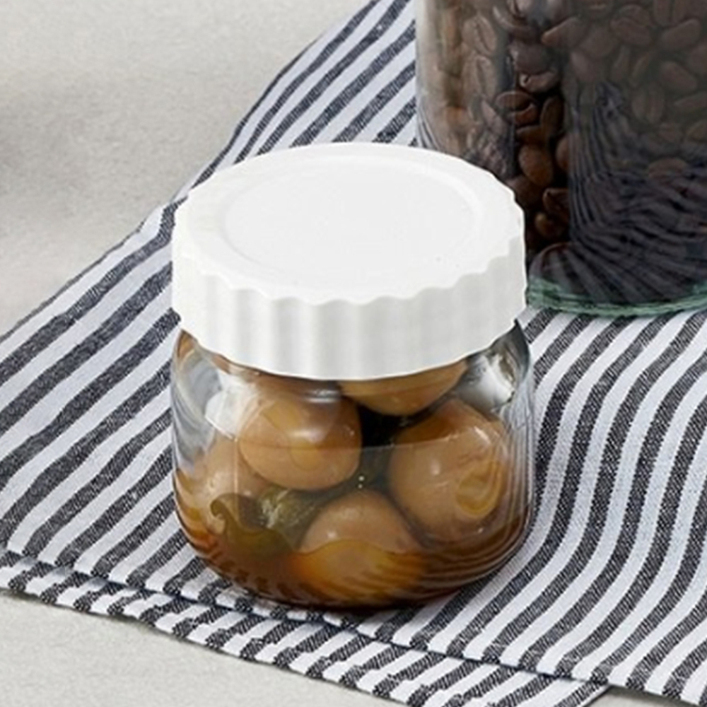 유리병 원두보관용기 예쁜 잼 과일청 병 250ml 멀티캐니스터 - 상품 이미지