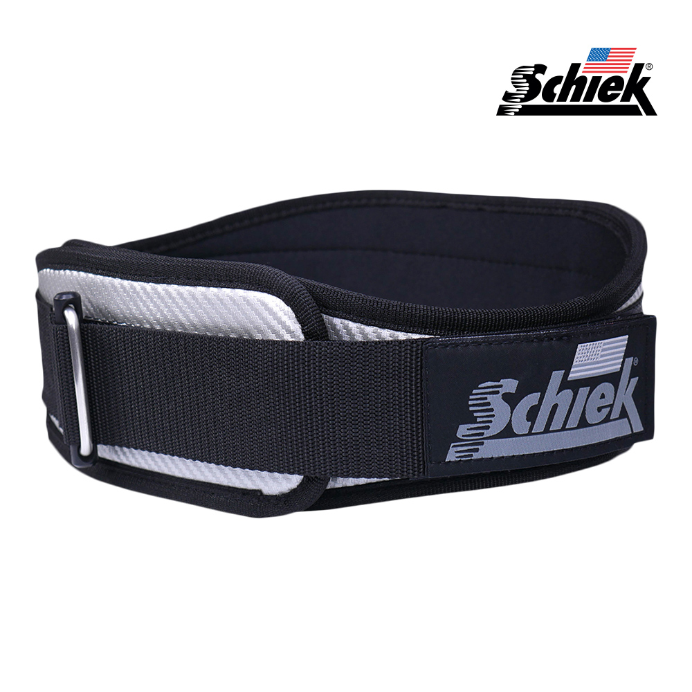 SCHIEK CF3004 실버 카본 헬스 벨트 리프팅 복압 크로스핏 웨이트 운동 시크 쉬크 - 상세 이미지 2