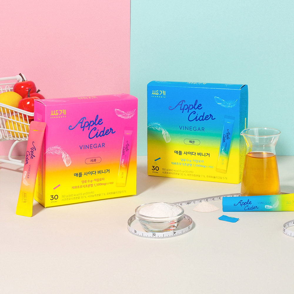 쌍계 애사비 애플사이다비니거 사과 30스틱 - 상세 이미지 3