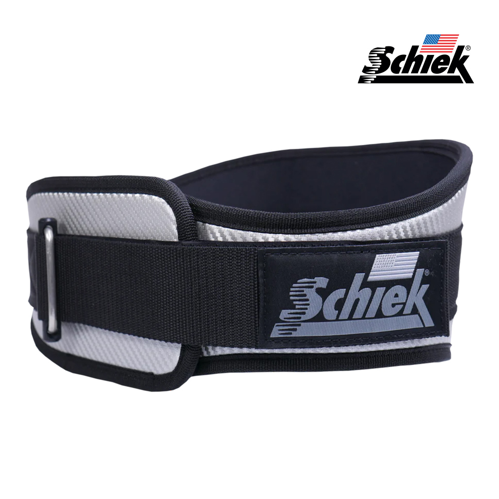 SCHIEK CF3006 실버 카본 헬스 벨트 리프팅 복압 크로스핏 웨이트 운동 시크 쉬크 - 상세 이미지 3