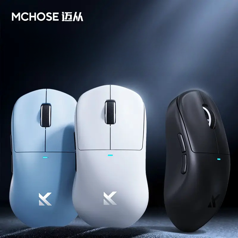 MCHOSE M7 무선 게이밍 경량 마우스 3모드 PAW3395 500mAh 화이트 - 상세 이미지 2