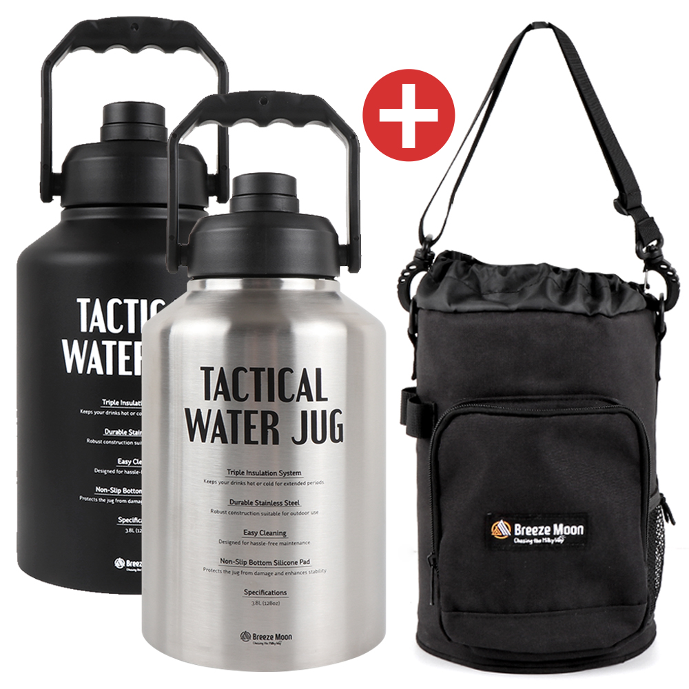 브리즈문 스텐 워터저그 캠핑 물통 3.8L + 가방