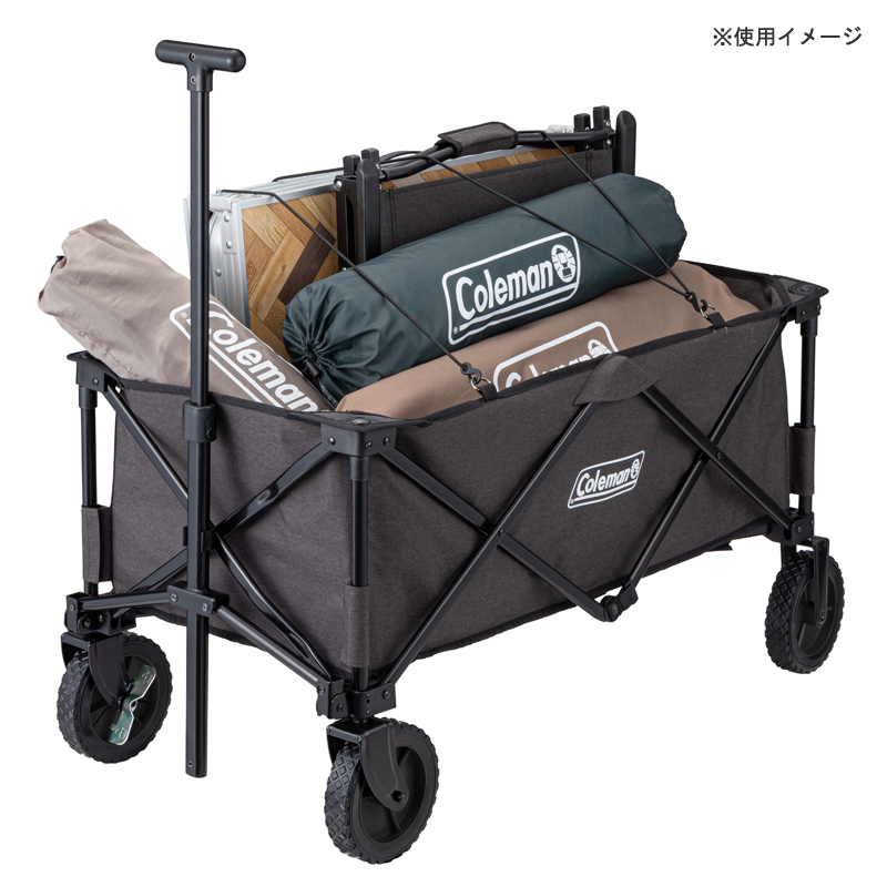 콜맨 COALMAN 컴팩트 캠핑 왜건 접이식 카트 2207635 헤더 블랙