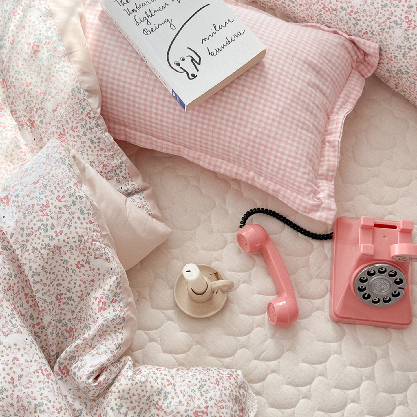 민트열매와 토끼정원 쁘띠토숀 레이스형 모달100% 차렵이불 단품 SS