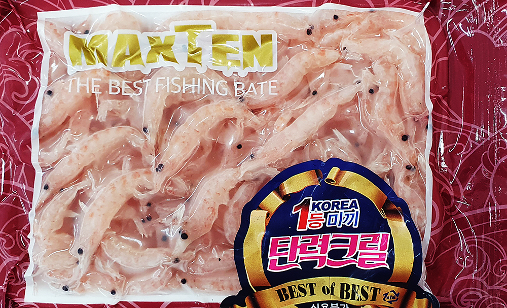 맥스텐 사이즈가 큰 탄력크릴 190g 크릴새우 미끼 감성돔 벵에돔 바다낚시 생크릴 생미끼 - 상세 이미지 3