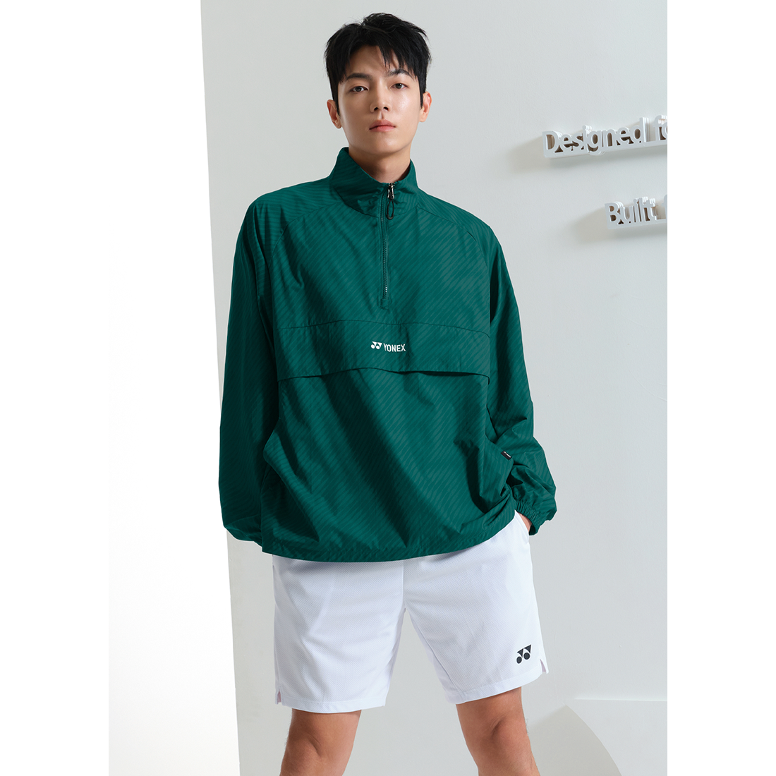 요넥스 243JJ003U 배드민턴 의류 하프집업 아노락 바람막이 자켓 남녀공용 24FW - 상세 이미지 2