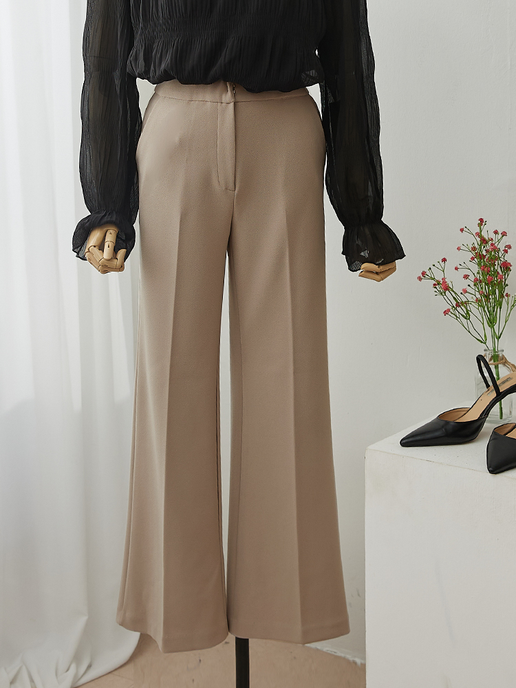 [리즈매직]튜니아 스판 히든밴딩 부츠컷 슬랙스 - 상품 이미지