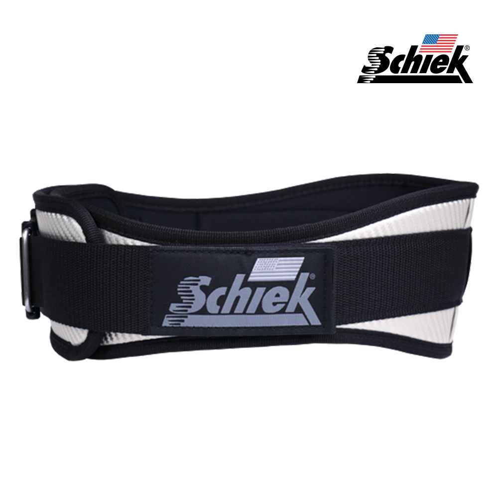 SCHIEK CF3004 화이트 카본 헬스 벨트 리프팅 복압 크로스핏 웨이트 운동 시크 쉬크 - 상세 이미지 2