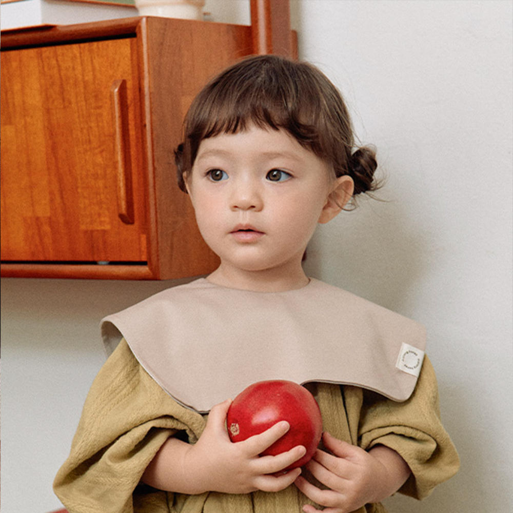 6+1 말랑하니 양면롤링 아기 턱받이 신생아 침받이 이유식