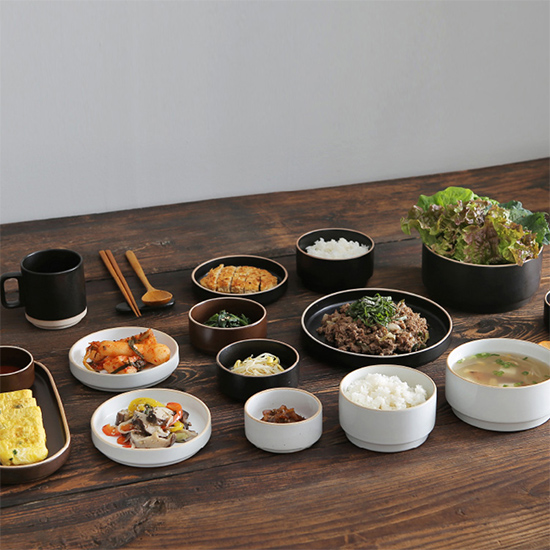 에라토 옳음 2인 국산 도자기 그릇세트 13p 윤스테이 신혼부부 식기세트