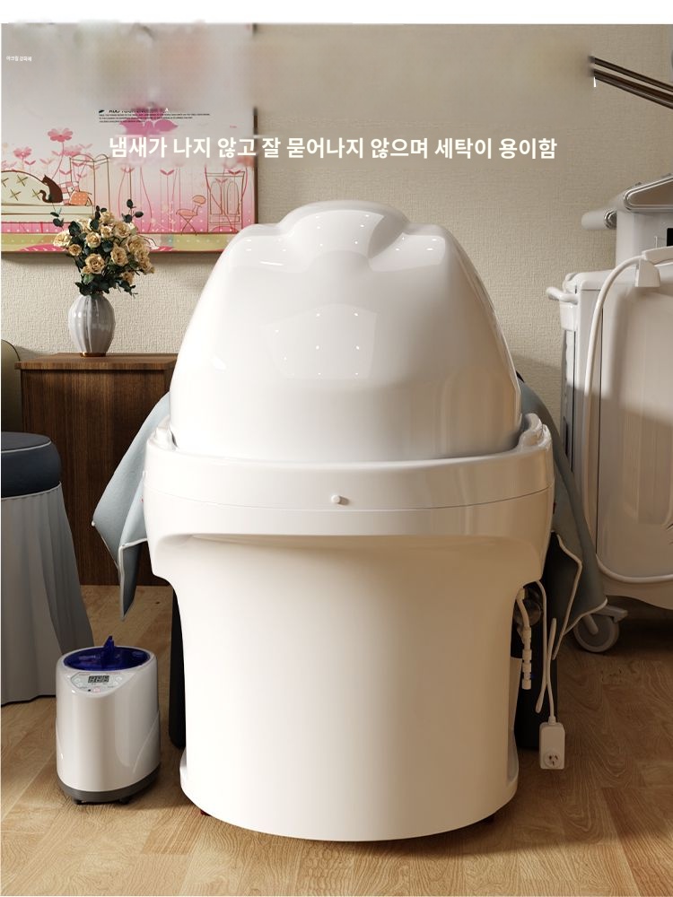 훈증 미용 마사지 온수 헤드스파샴푸대 - 상품 이미지