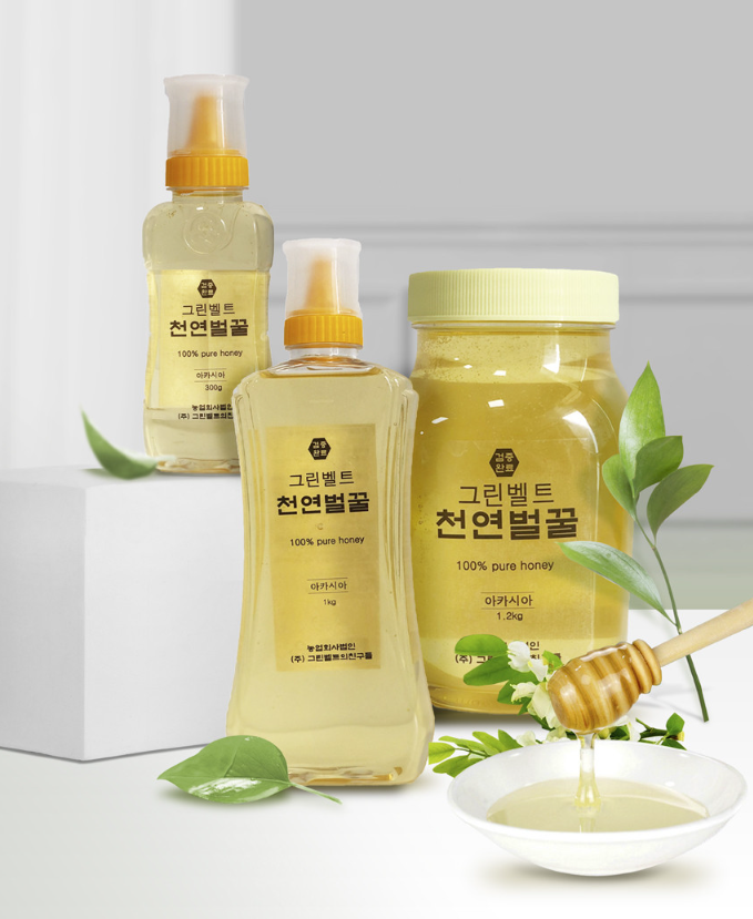 국산 100% 천연벌꿀 아카시아꿀 500g 그린벨트 토종 벌꿀 도소매 - 상세 이미지 2