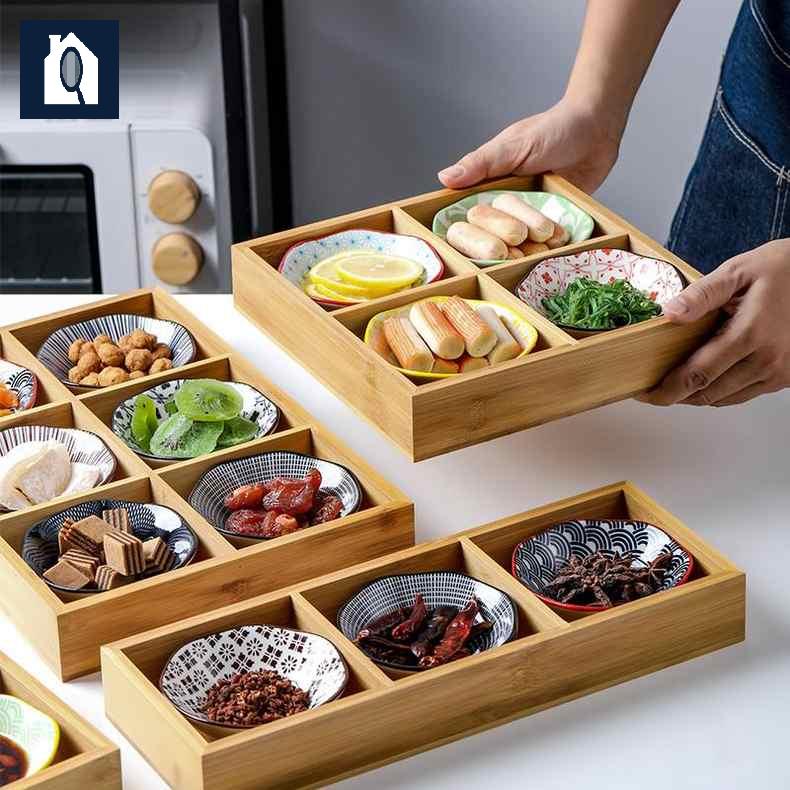 반찬접시 회접시 일식집 구성다양 나무트레이 고바찌 업소용 - 상세 이미지 4
