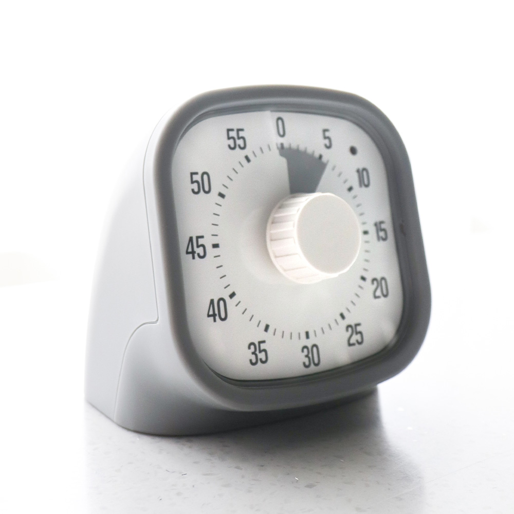 빌라드하우스 티엠포 무소음 타이머 구글 아날로그 스터디 쿠킹 뽀모도로 그레이 라운드