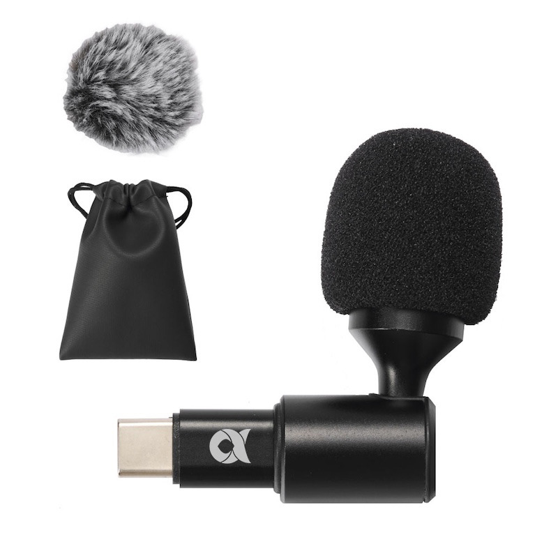 알파믹 C타입 콘덴서 마이크 ASMR 먹방 유튜브 지향성 핸드폰 녹음 MIC