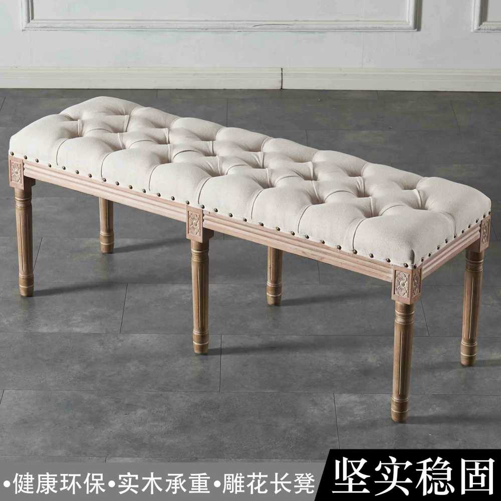 2인벤치 피아노의자 엔틱 유니크 카페 반원 스툴 100x40x48cm - 상세 이미지 2