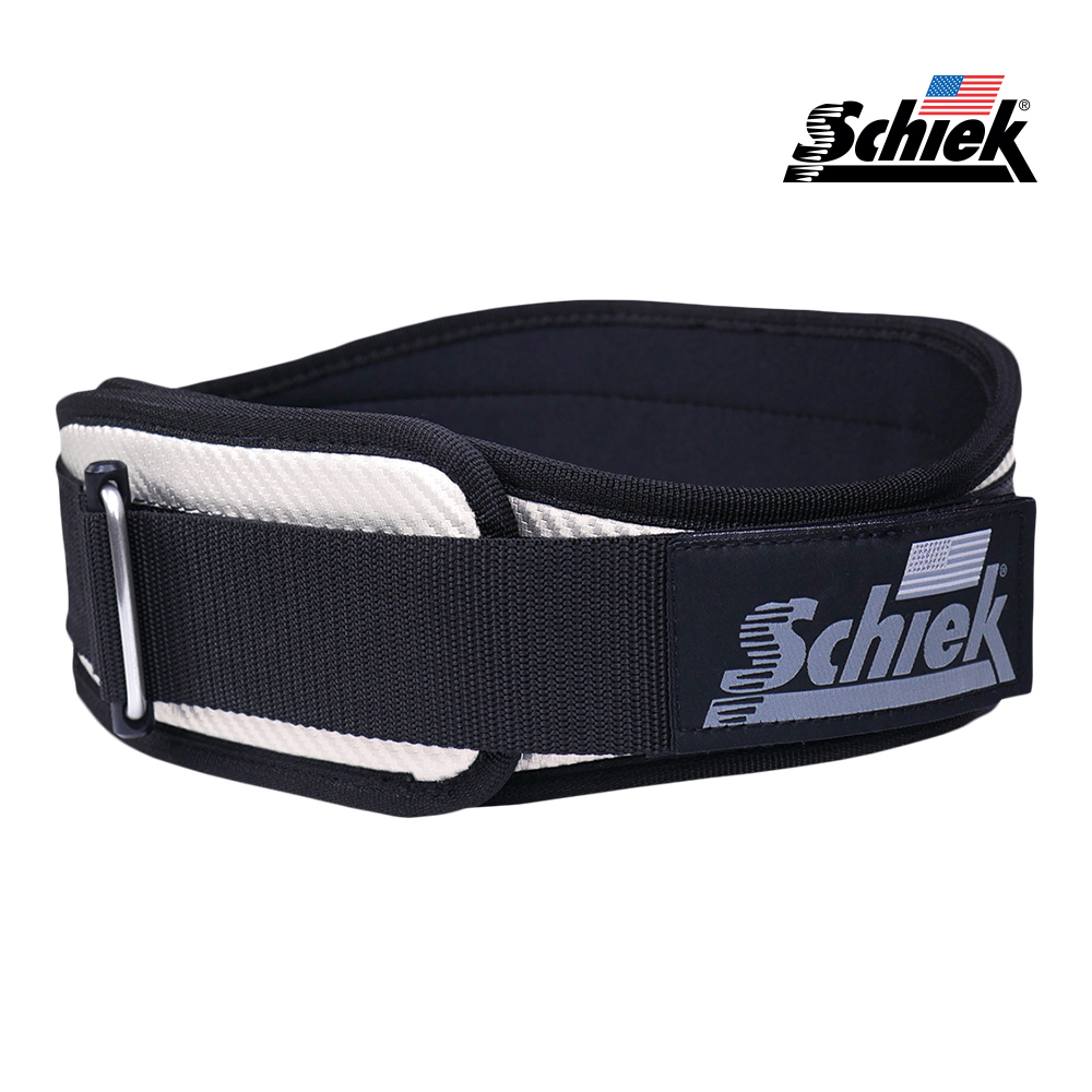 SCHIEK CF3004 화이트 카본 헬스 벨트 리프팅 복압 크로스핏 웨이트 운동 시크 쉬크 - 상세 이미지 3