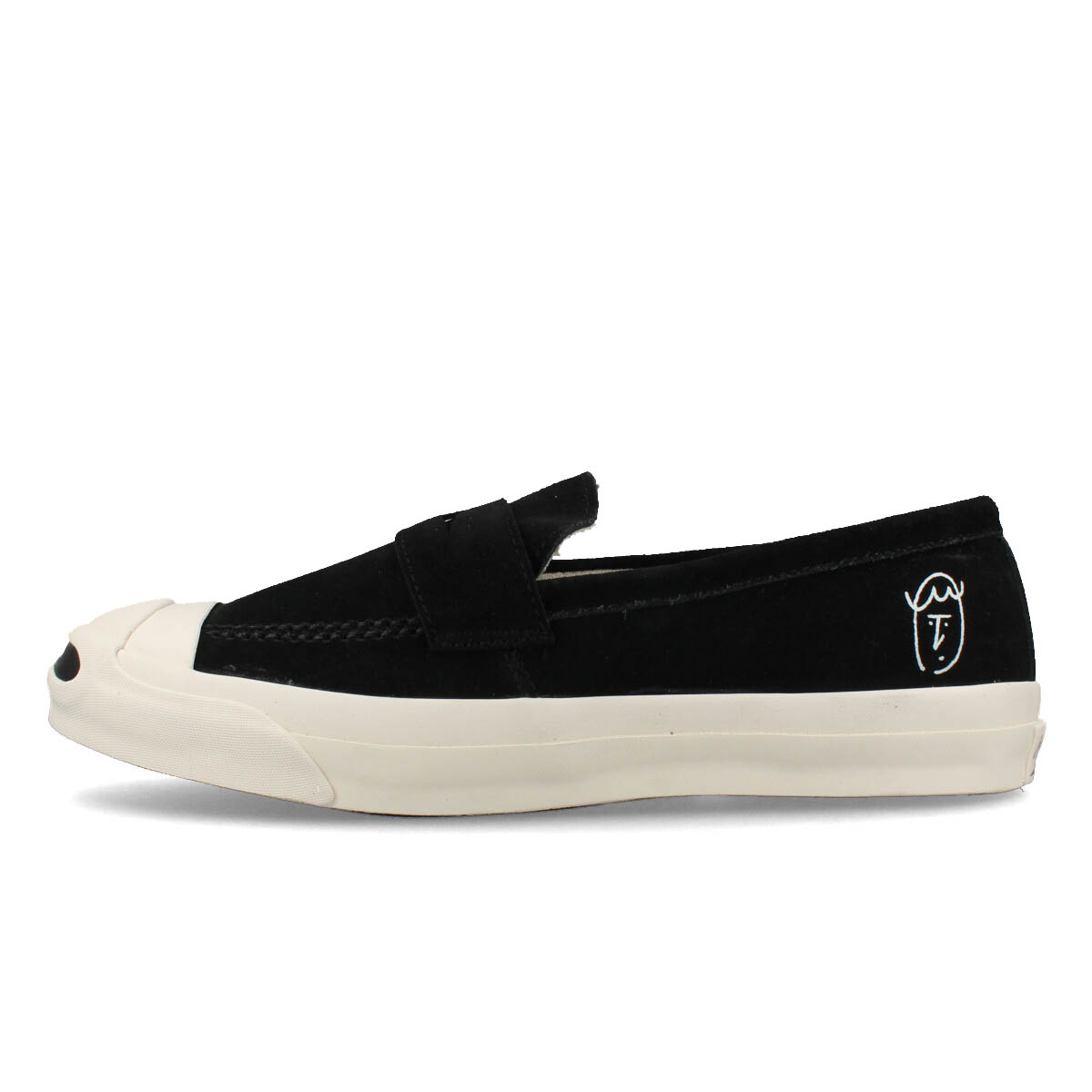 컨버스 CONVERSE RH YU NAGAVA 잭 퍼셀 로퍼 스니커즈 블랙 - 상세 이미지 4