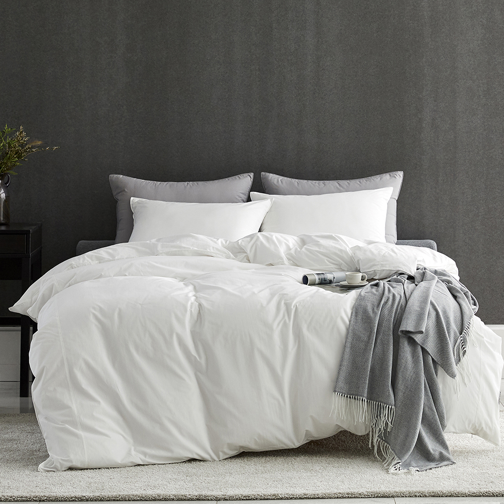 호텔침구 이불세트 코튼 60수 그레이 알러지케어 사계절 라지킹이불 침구세트 K