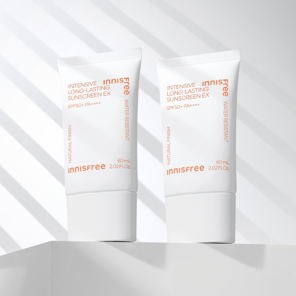 [더블구성] 이니스프리 인텐시브 롱래스팅 선스크린 EX SPF 50+ PA++++ 60ml, 2개