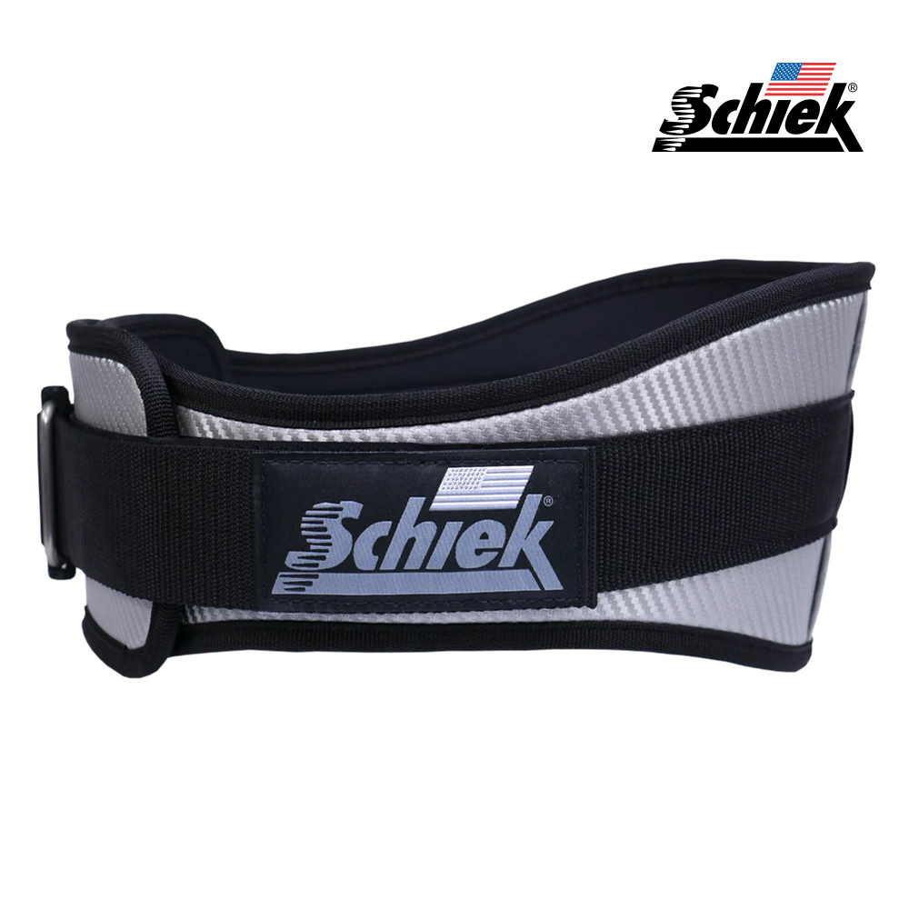SCHIEK CF3006 실버 카본 헬스 벨트 리프팅 복압 크로스핏 웨이트 운동 시크 쉬크 - 상세 이미지 2